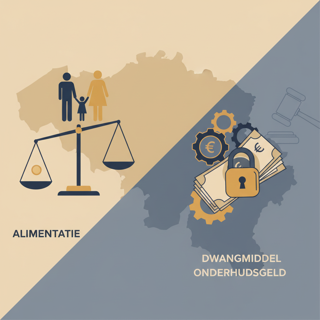 Alimentatie en loonbeslag: Procedure in België - Illustratie over loonbeslag alimentatie in België