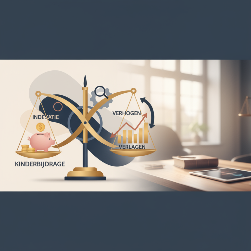Kinderbijdrage verhogen of verlagen: wanneer kan dat? - Illustratie over kinderbijdrage in België