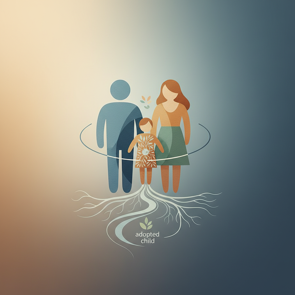Scheiding en adoptiekinderen: Extra gevoeligheden - Illustratie over adoptie scheiding in België