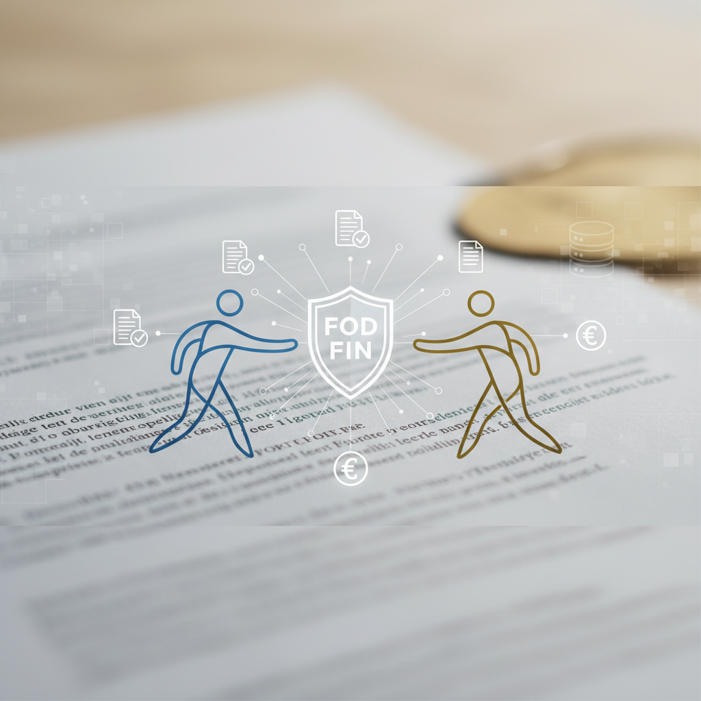 Scheiding en de FOD Financiën: Welke meldingen? - Illustratie over FOD Financiën in België