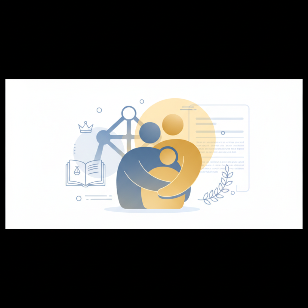 Scheiding en de grondwettelijke rechten van het kind - Illustratie over kinderrechten in België