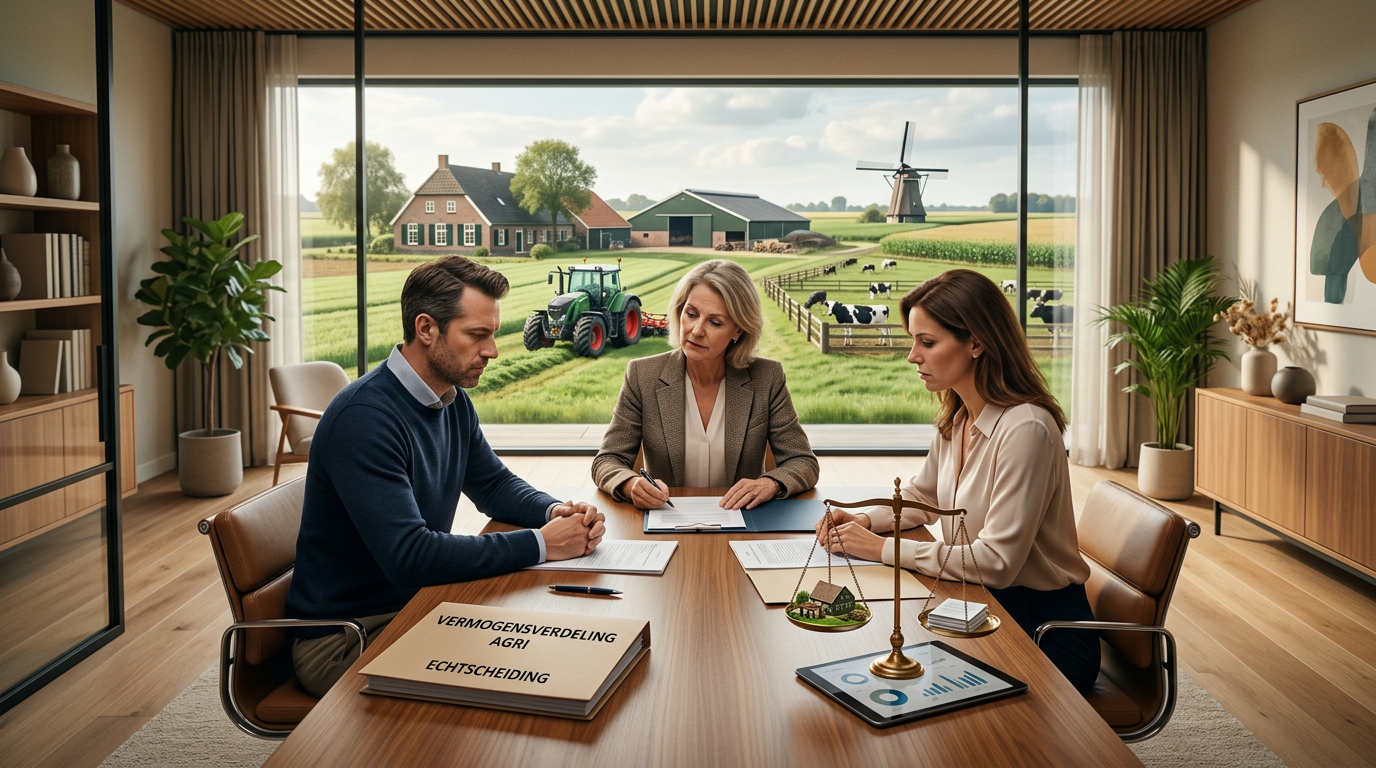 Scheiding en landbouwbedrijf: Complexe vermogensverdeling - Illustratie over landbouw scheiding in België