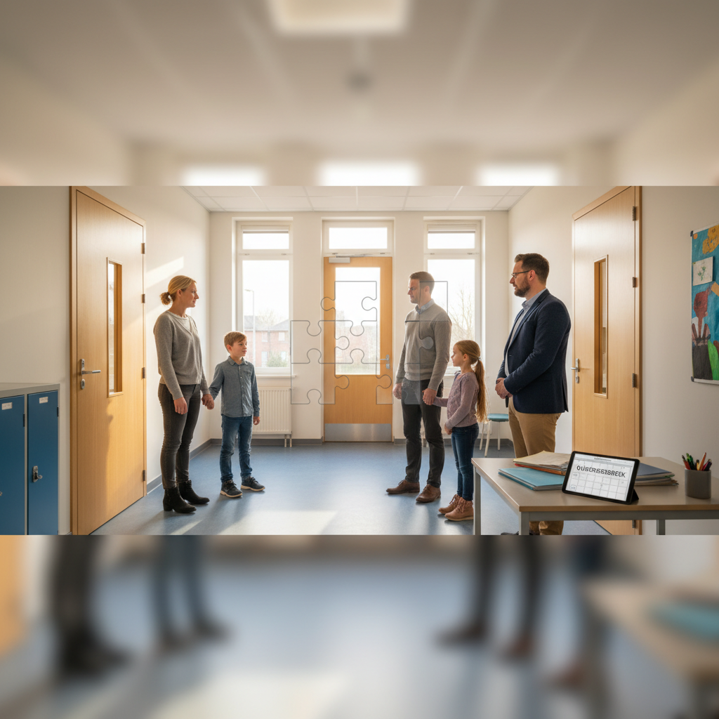Scheiding en oudercontact op school: Samen of apart? - Illustratie over oudercontact school in België