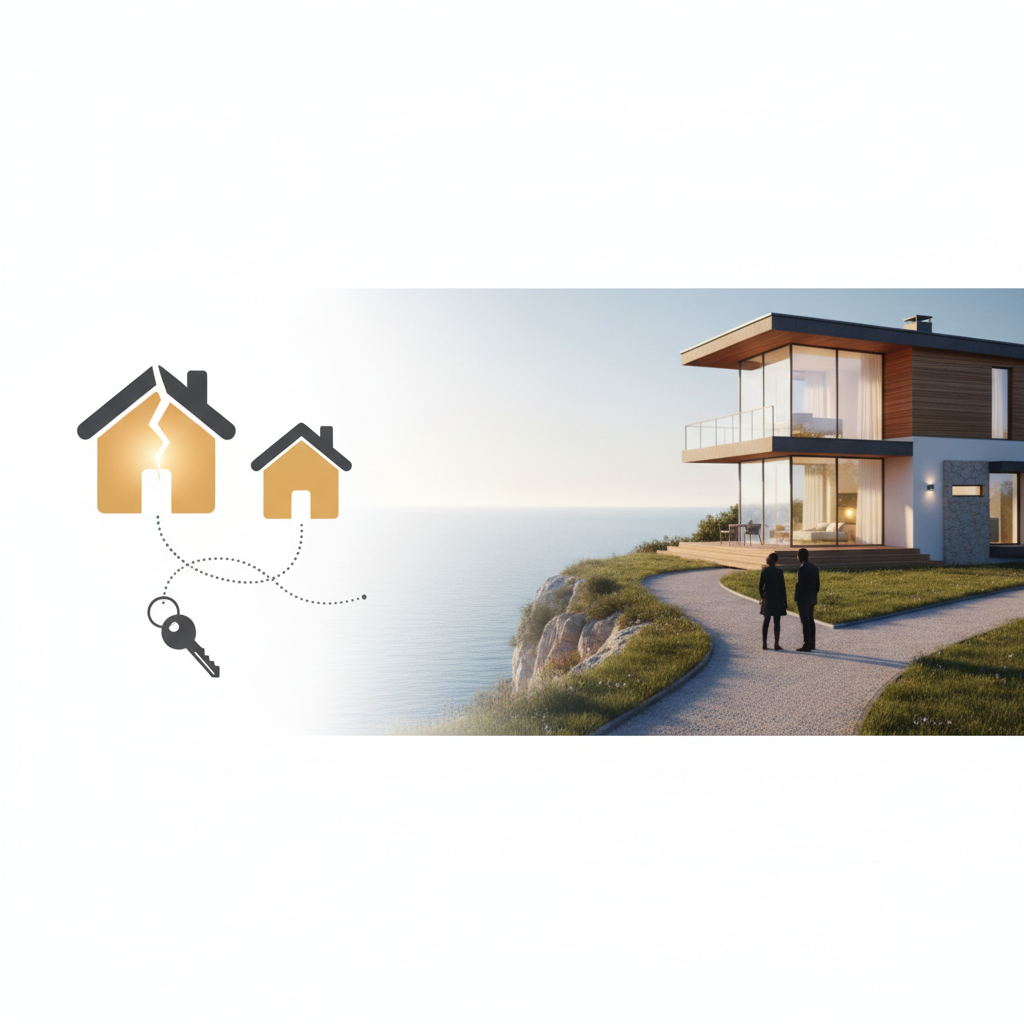 Scheiding en tweedeverblijf: Vakantiewoning verdelen - Illustratie over tweedeverblijf scheiding in België
