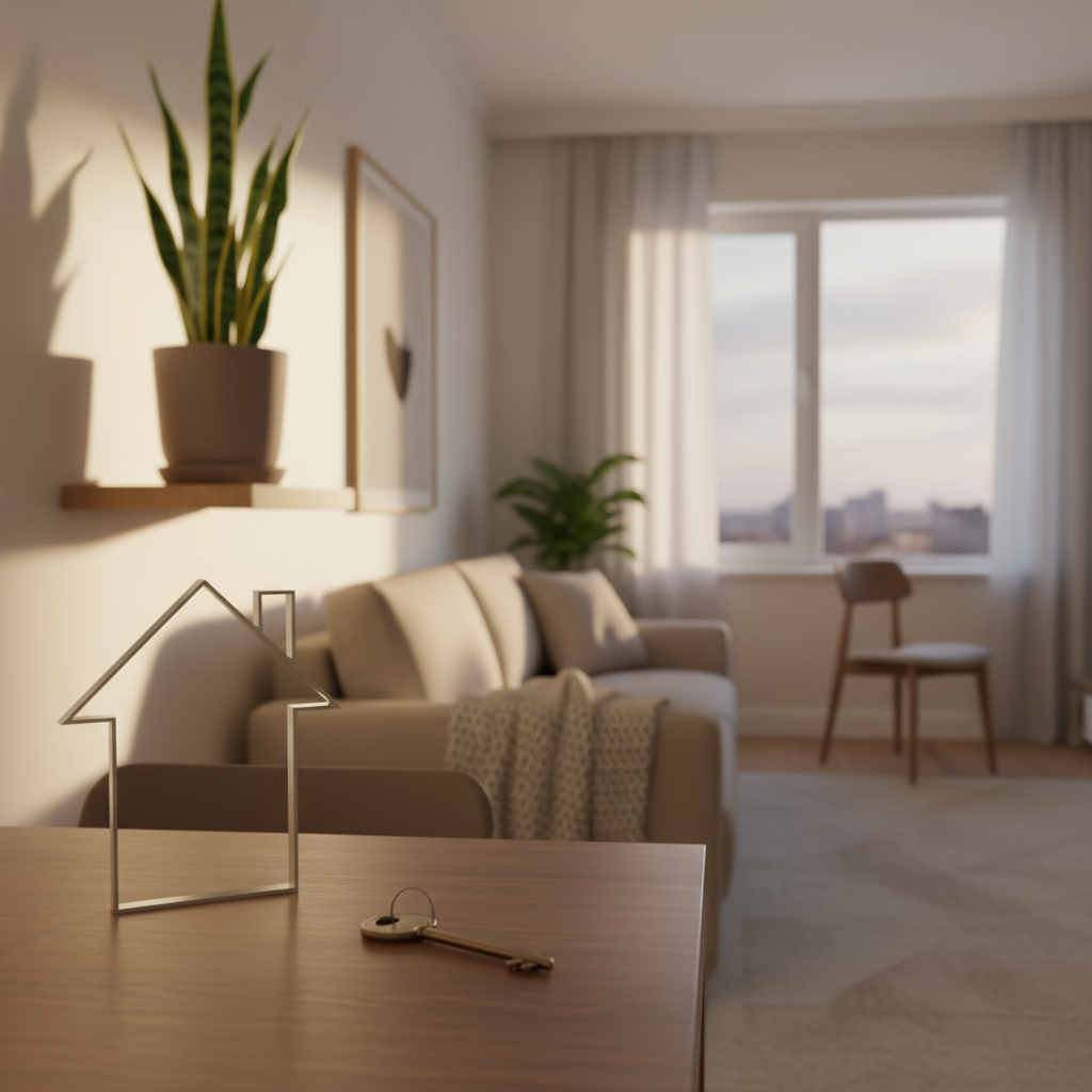 Scheiding en zelfredzaamheid: Alleen leren wonen - Illustratie over alleen wonen in België