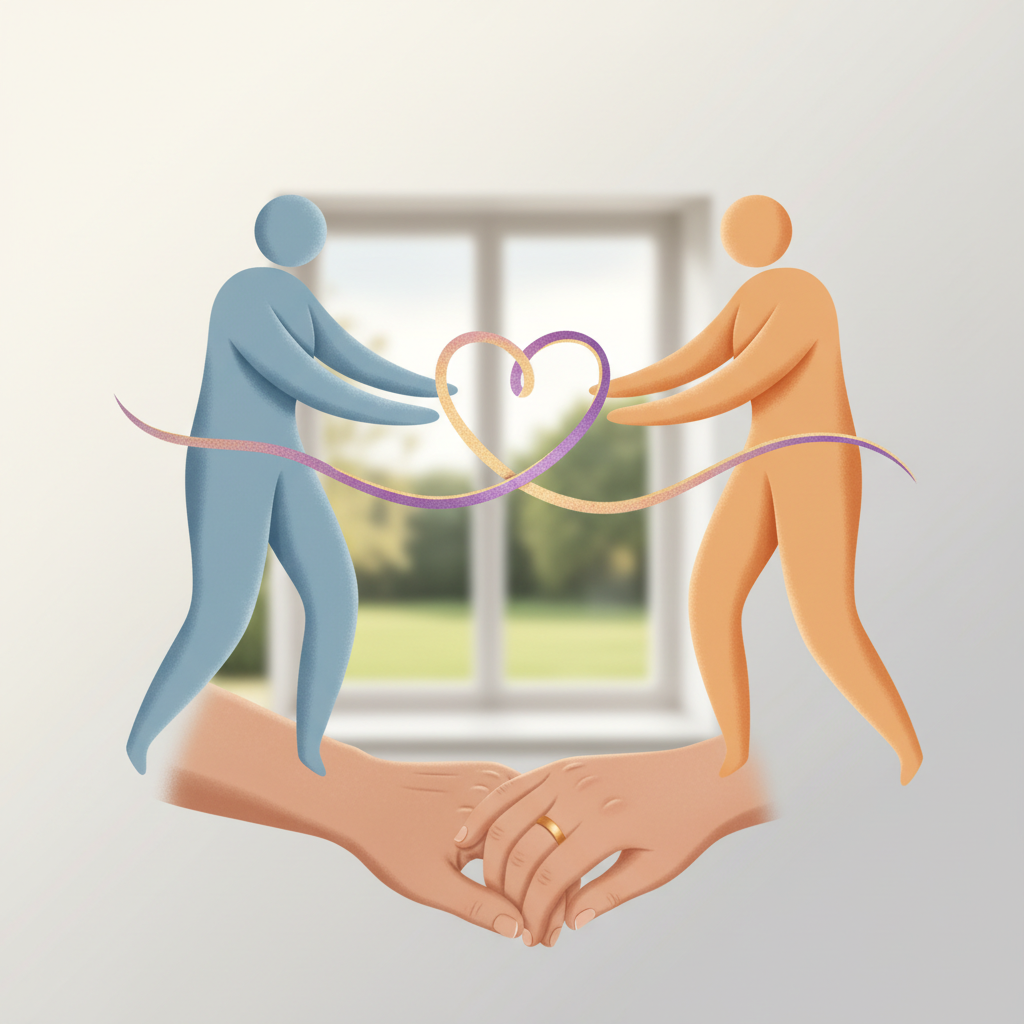 Scheiding met nog liefde: Kan dat? - Illustratie over scheiding met liefde in België