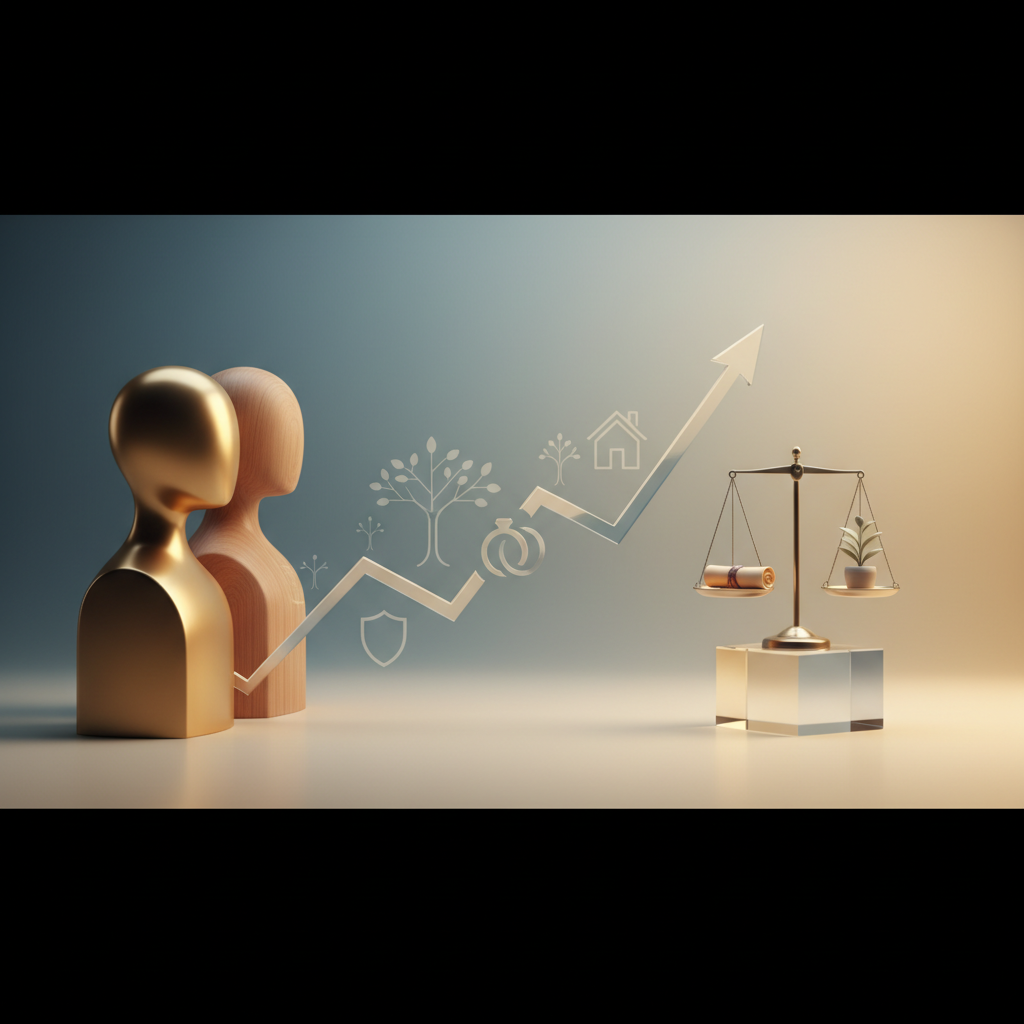 Successieplanning na echtscheiding herzien - Illustratie over successieplanning in België