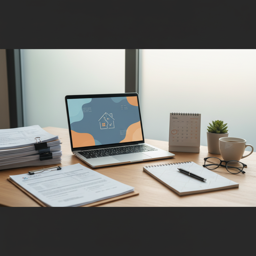 Administratie na scheiding: 10-punten actieplan - Illustratie over administratie in België