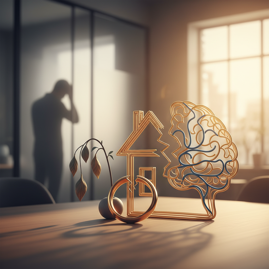 Afbeelding bij artikel: Burn-out door scheiding: Herkennen en aanpakken