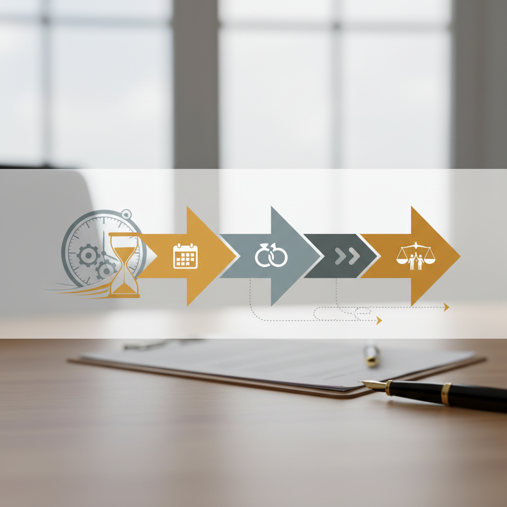 Afbeelding bij artikel: Echtscheiding timeline: Hoelang duurt elke stap?