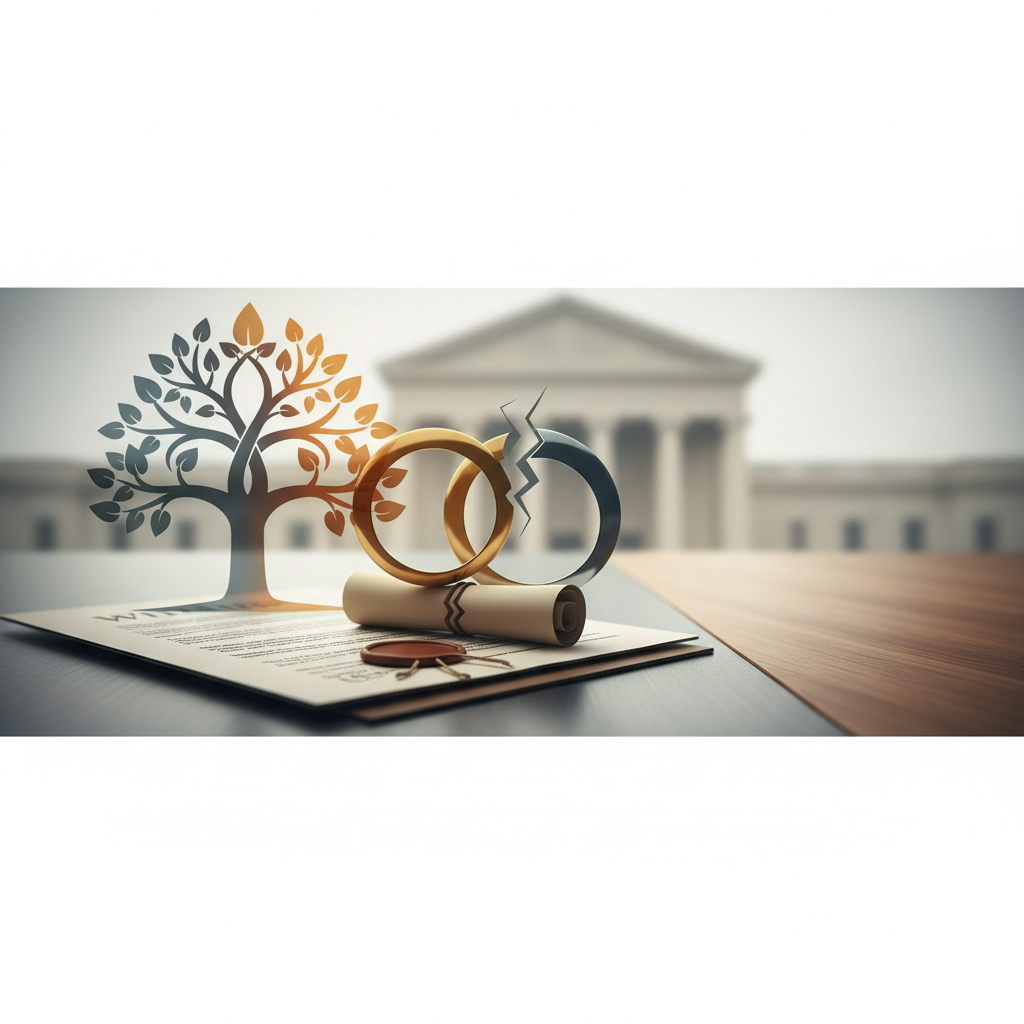 Afbeelding bij artikel: Erfenis en echtscheiding: Wat zijn de regels?