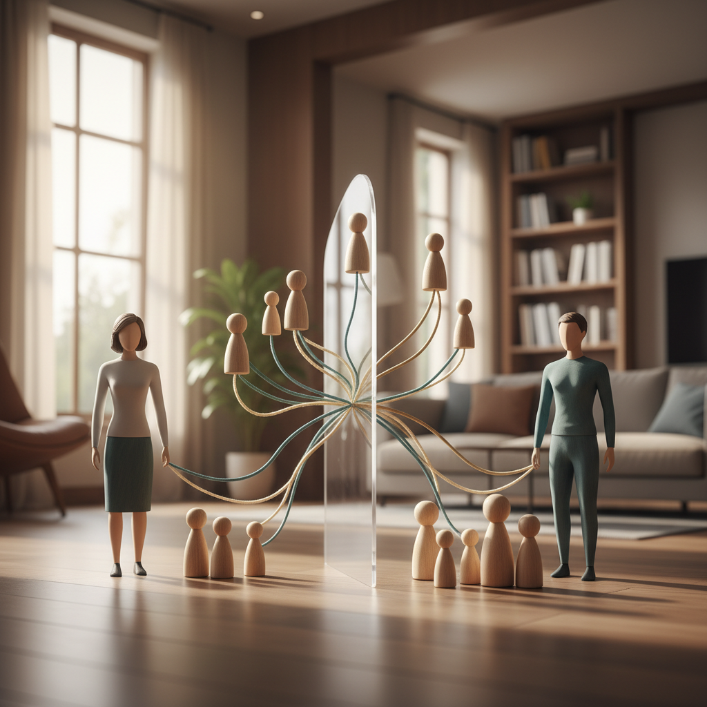 Afbeelding bij artikel: Groot gezin en scheiding: Meerdere kinderen verdelen