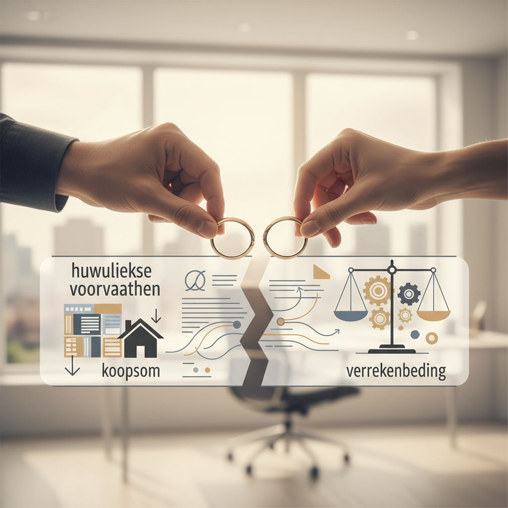 Huwelijkse voorwaarden bij scheiding: wat zijn de gevolgen? - Illustratie over huwelijkse voorwaarden in België