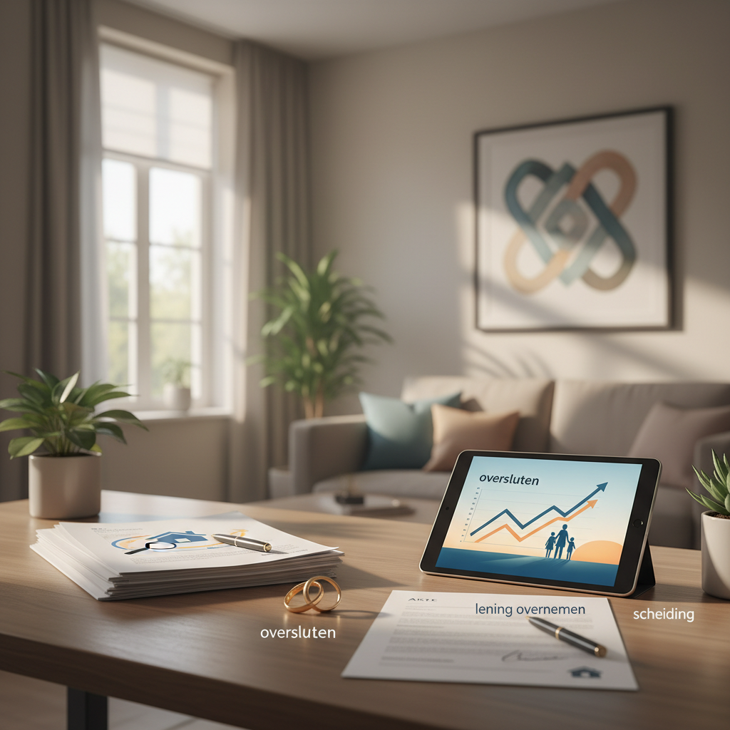 Afbeelding bij artikel: Hypotheek oversluiten na scheiding: Mogelijkheden