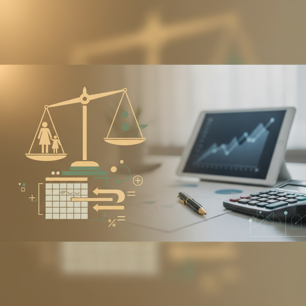 Afbeelding bij artikel: Kinderalimentatie berekenen 2025: Formule en tabel