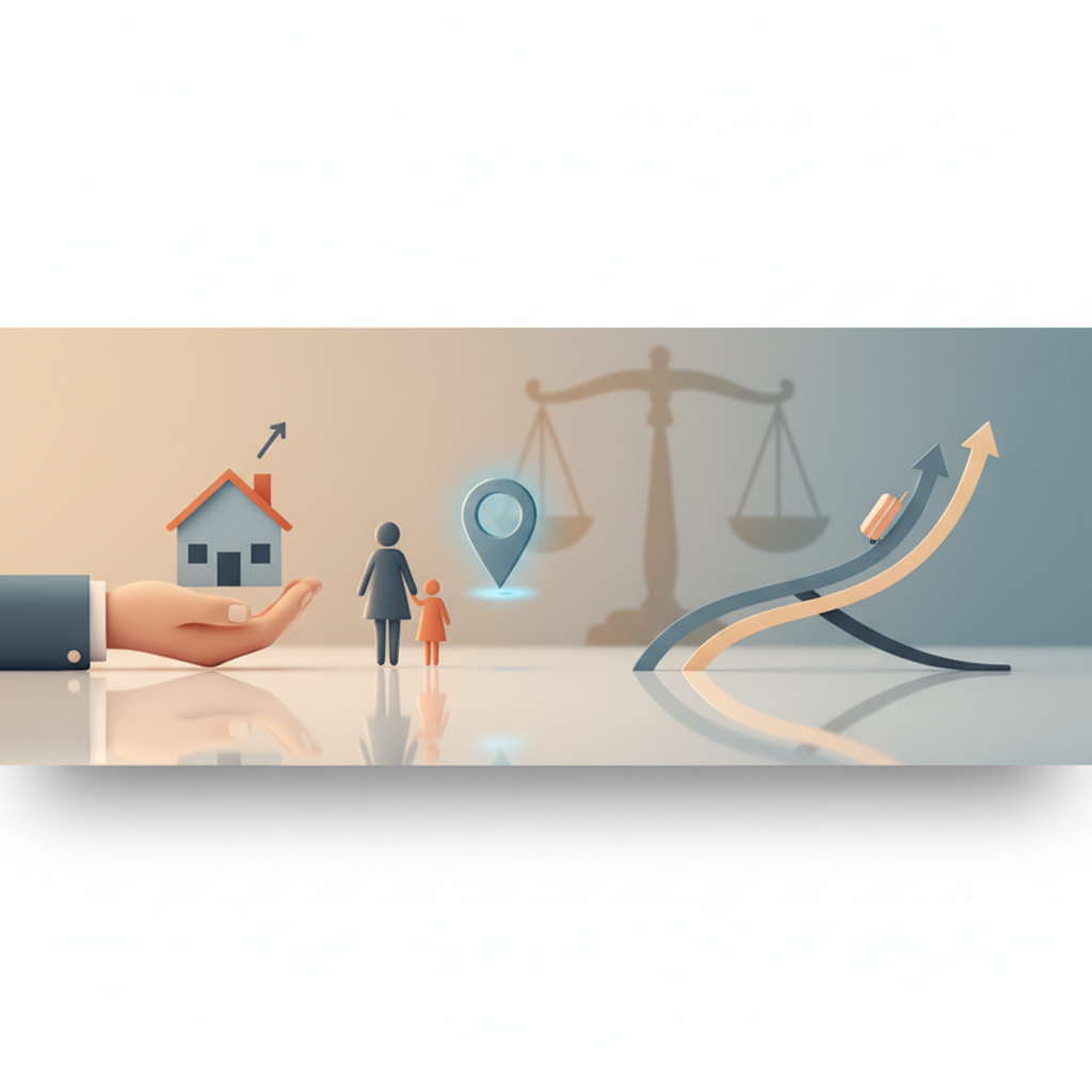 Kinderen en verhuizen na scheiding: Juridische regels - Illustratie over verhuizen kinderen in België