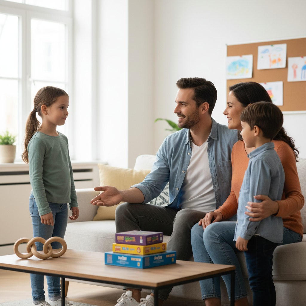 Nieuwe partner voorstellen aan je kinderen - Illustratie over nieuwe partner kinderen in België