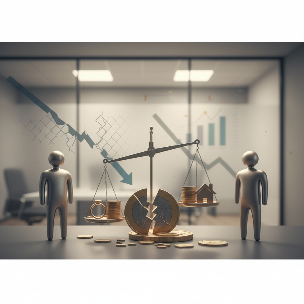 Afbeelding bij artikel: Schulden bij echtscheiding: Wie is verantwoordelijk?