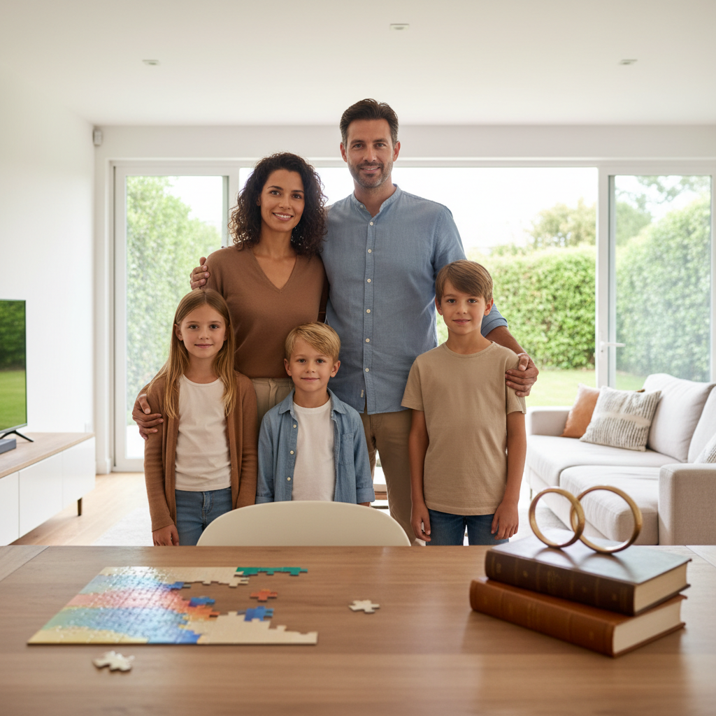 Afbeelding bij artikel: Stiefgezin na scheiding: Nieuwe partner en kinderen